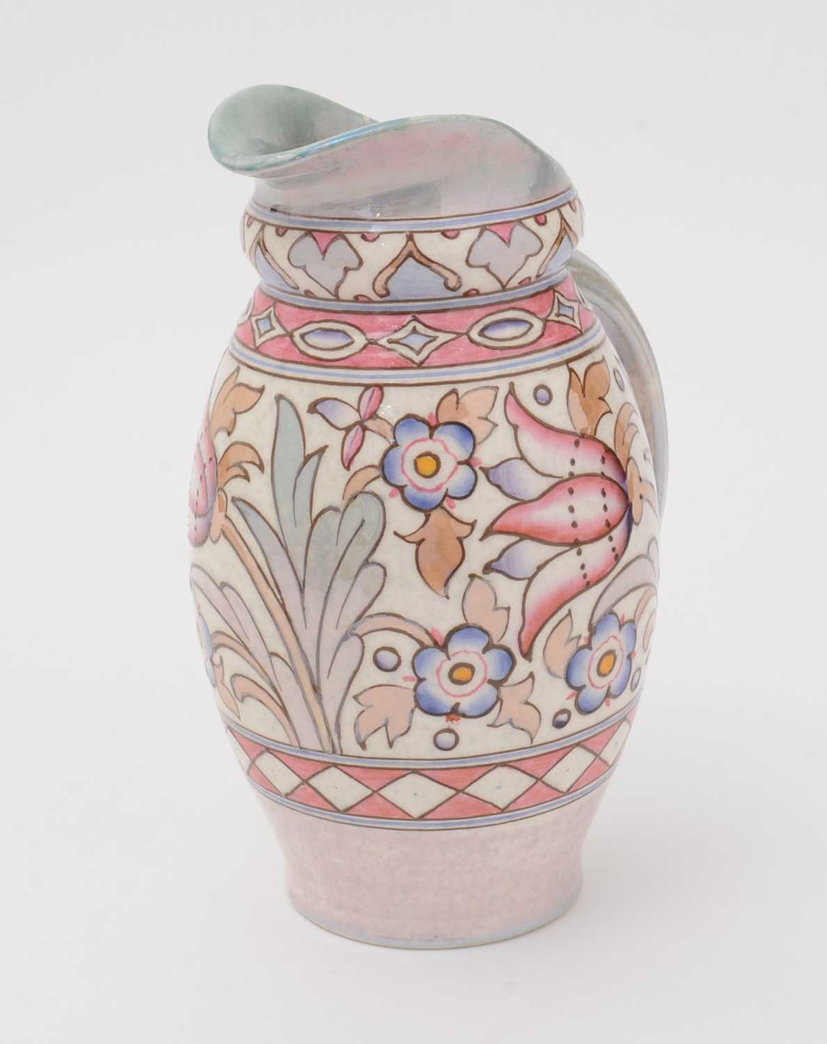 Charlotte Rhead vase and ewer - Image 6 of 11