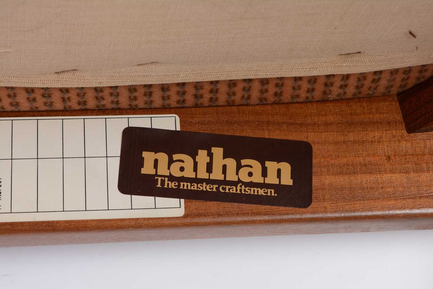 Nathan - British modern design, a retro vintage teak wood extendable dining table and chairs. - Image 9 of 9