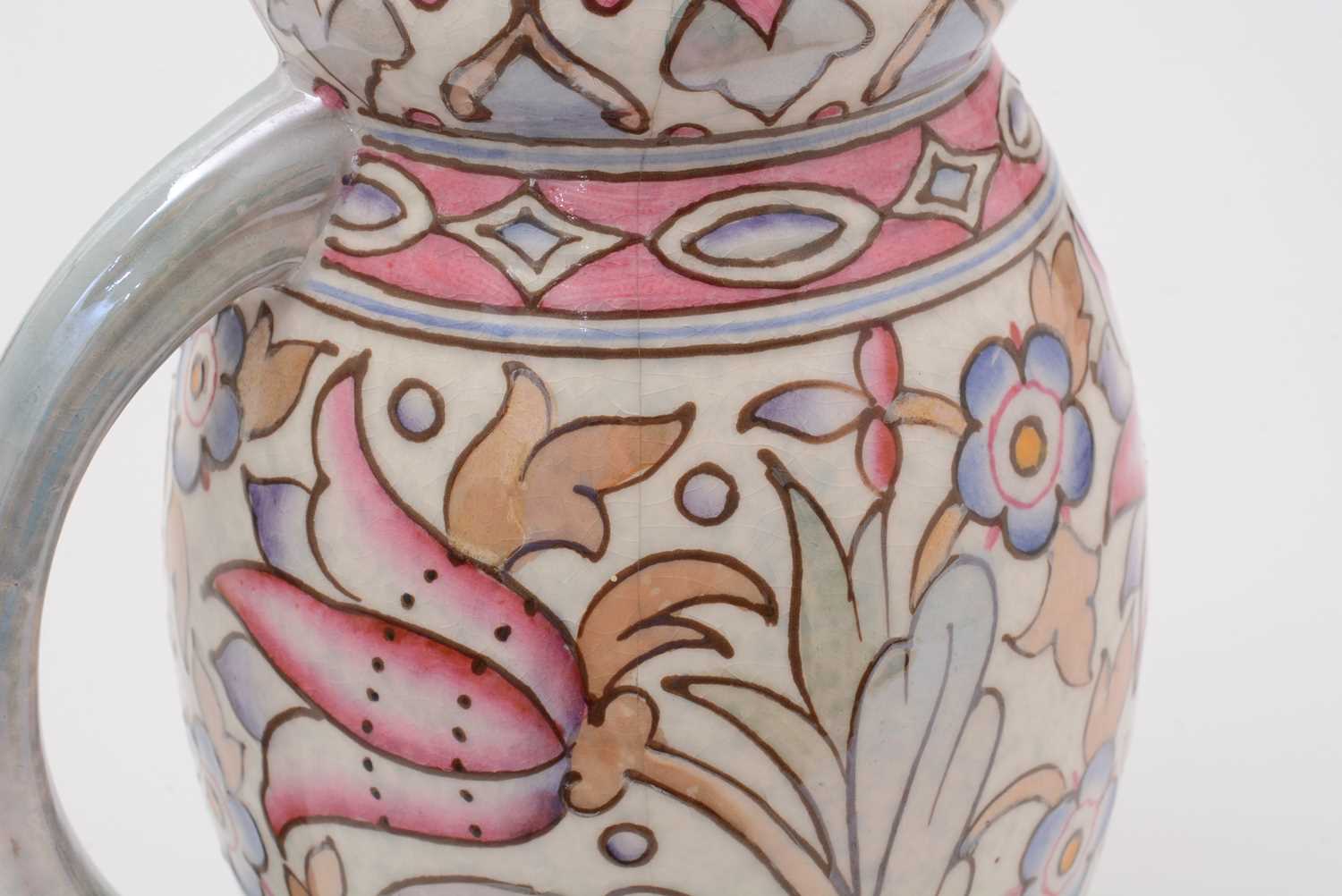 Charlotte Rhead vase and ewer - Image 9 of 11