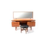 G Plan - Victor B Wilkins - Fresco - a retro vintage mid 20th Century dressing table and stool