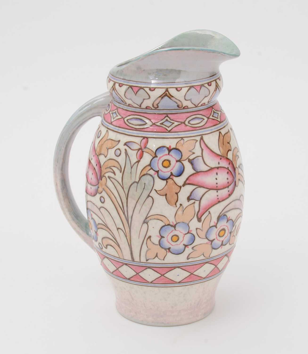 Charlotte Rhead vase and ewer - Image 7 of 11