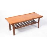 A retro vintage mid 20th Century teak coffee table by Myer