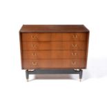 E Gomme - G Plan Furniture - Librenza: a mid 20th Century tola wood chest of drawers,