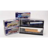 Three Corgi Limited Edition Hauliers of Renown diecast commercial vehicles; and two others