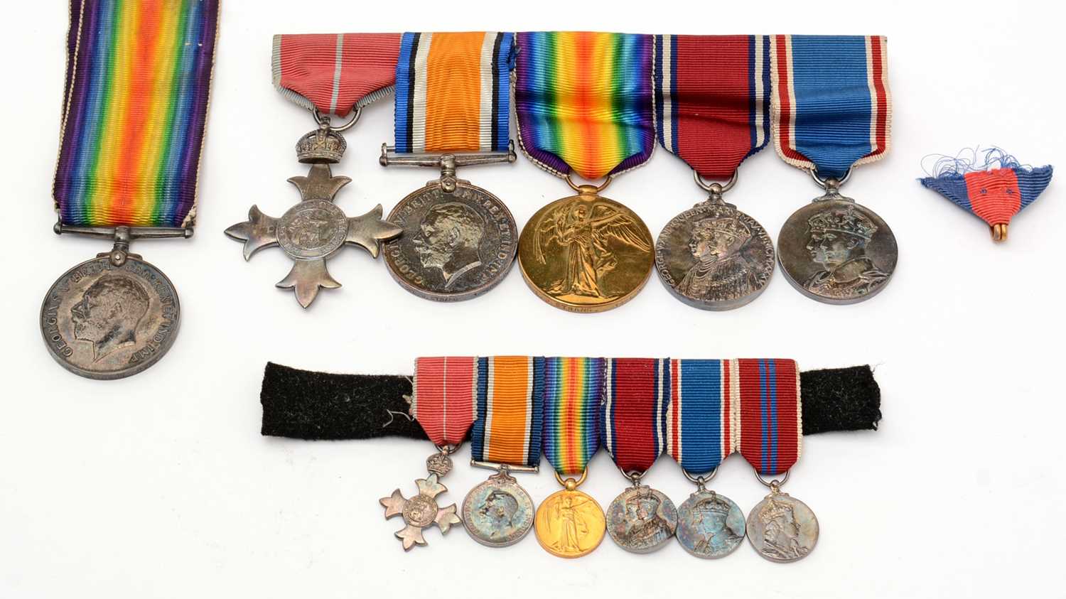 A First World War and other medal group,