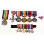 A First World War and other medal group,