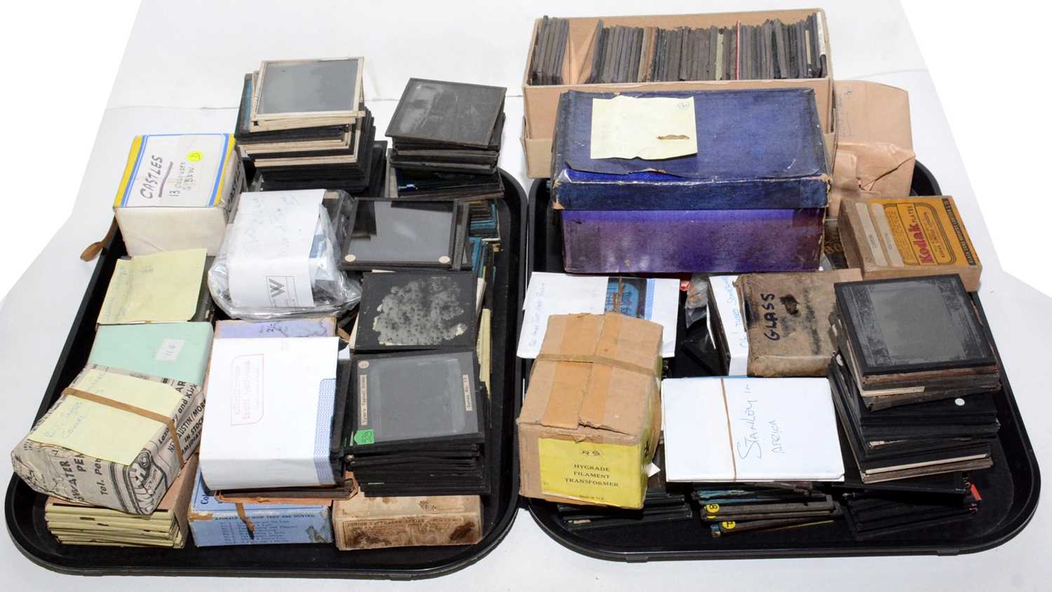 A large collection of early 20th Century Magic Lantern Slides