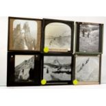 A collection of early 20th Century Magic Lantern slides