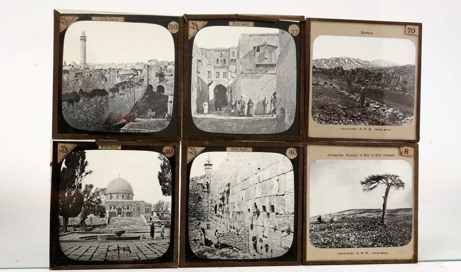 A collection of early 20th century Magic Lantern slides relating to Egypt and The Holy Land/ Israel - Image 2 of 3