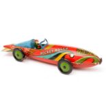 A pre-WWII Marx tin plate Rocket Racer clockwork car