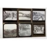 A collection of early 20th Century Magic Lantern slides detailing the Balkan War