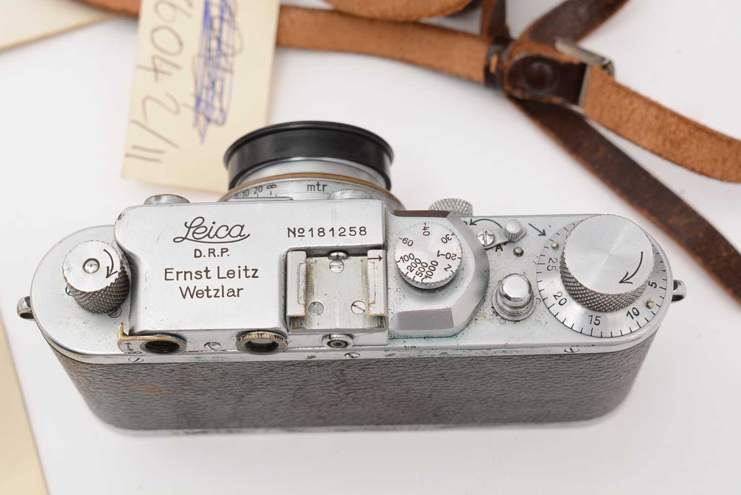 A Leica IIIa rangefinder camera; and accessories - Image 5 of 6
