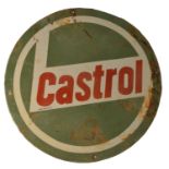 An enamel advertising sign, Castrol,