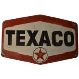 An enamel advertising sign, Texaco,