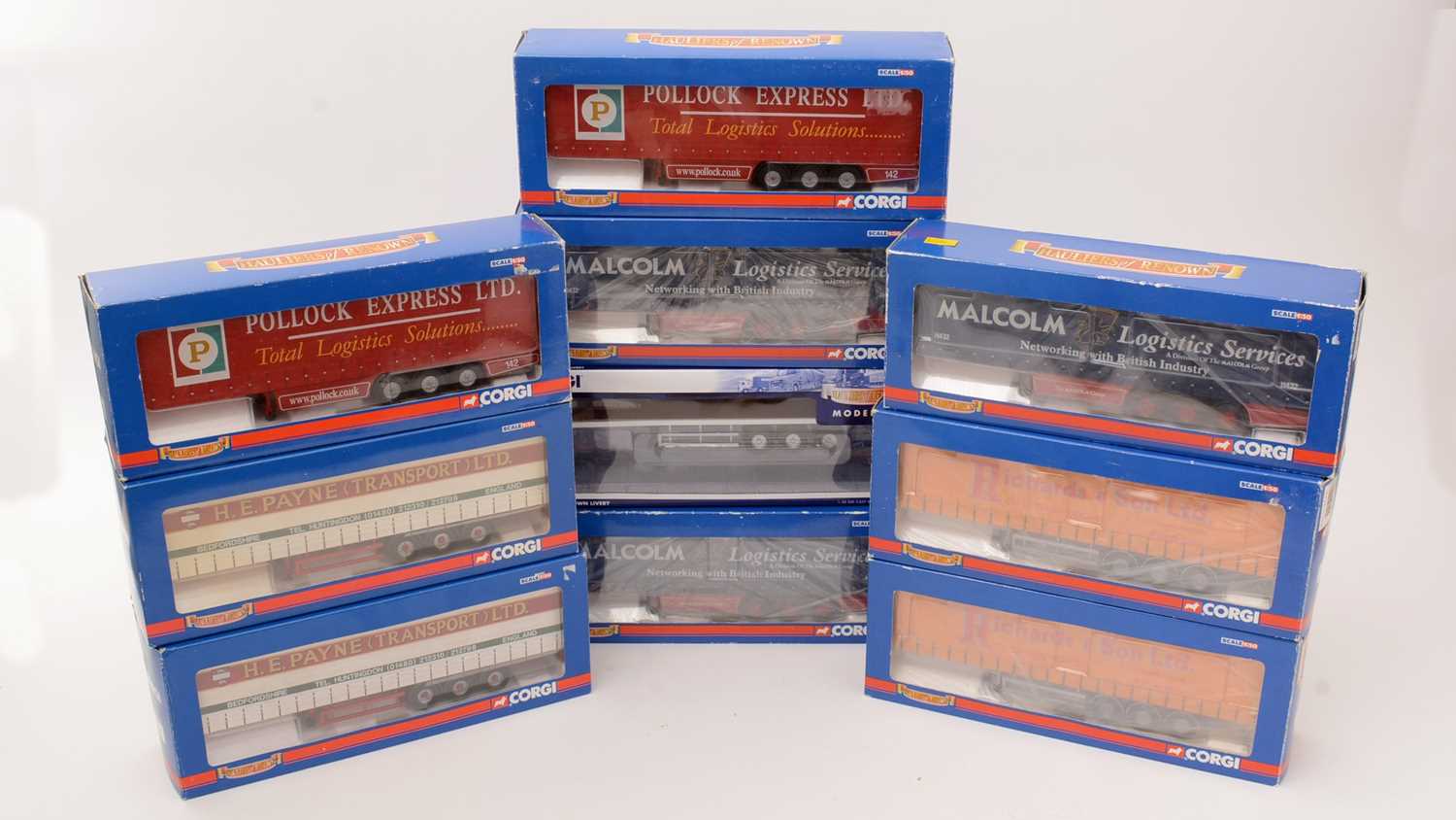 Corgi Hauliers of Renown 1:50 scale commercial trailers
