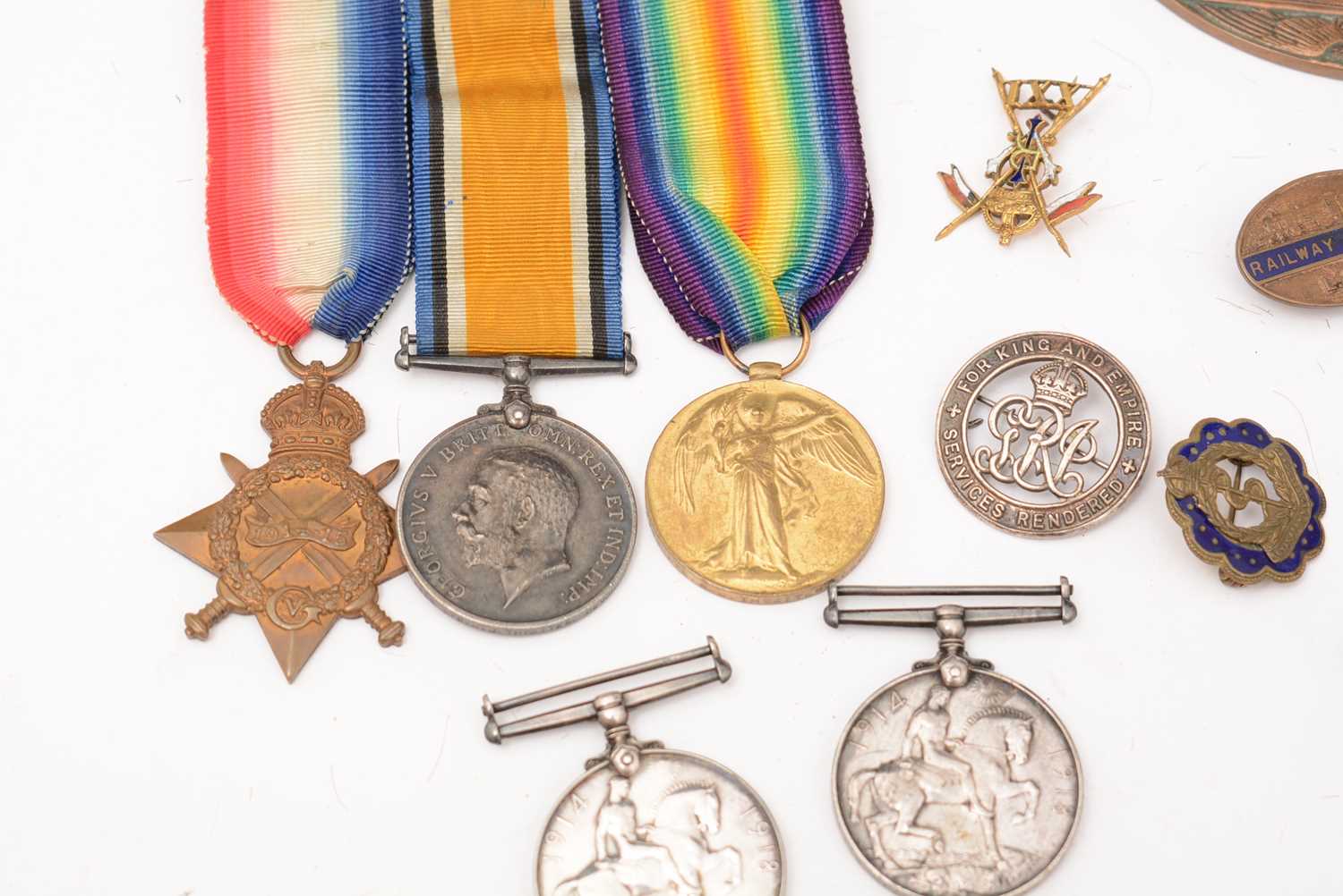 A selection of WWI medals and ephemera. - Image 2 of 7