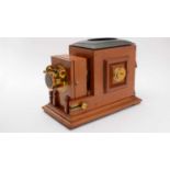 An early 20th Century brass and mahogany Magic Lantern