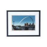 Kevin Holdaway - Millenium Bridge, Newcastle | limited edition linocut