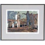 Norman Wade - Lindisfarne Priory | limited-edition lithograph