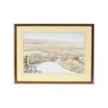 George Hutchinson - Derwent Valley from Burnopfield | watercolour