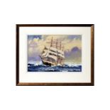 Harry Hudson Rodmell - Sailing Ship | watercolour