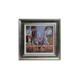 Henderson Cisz - After Dark, Times Square | limited edition embellished canvas print