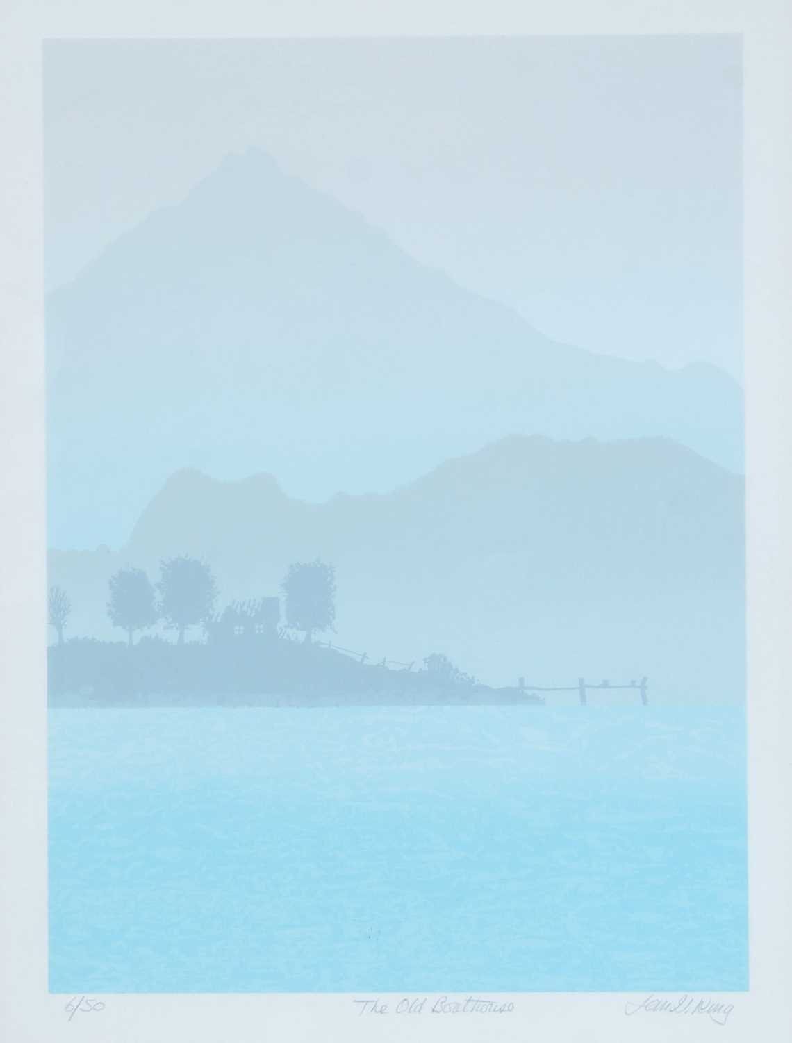 Jan King - The Old Boathouse | limited edition screenprint - Image 2 of 4