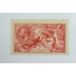 GB GV 1915-18 5s. De La Rue bright carmine,