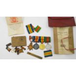 A set of First World War and later General Service medals,