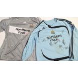 Two Newcastle United signed shirts,