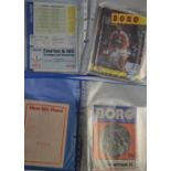 A large collection of Middlesbrough FC football programmes.