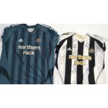 Two Newcastle United signed shirts,