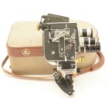 Bolex H16 Reflex cine camera, cased.