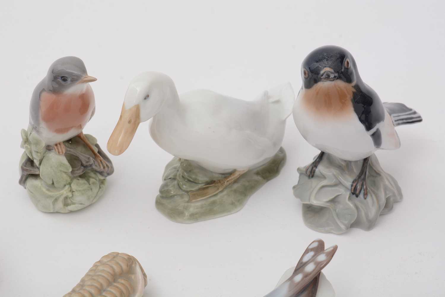 A selection of Royal Copenhagen figures, primarily of birds. - Image 4 of 5