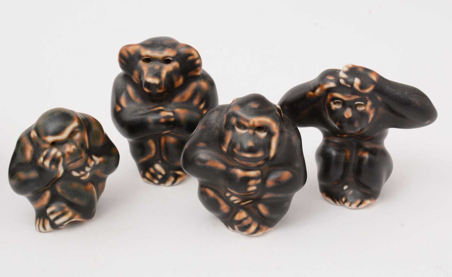 Four Copenhagen Bears and four apes - Image 2 of 5