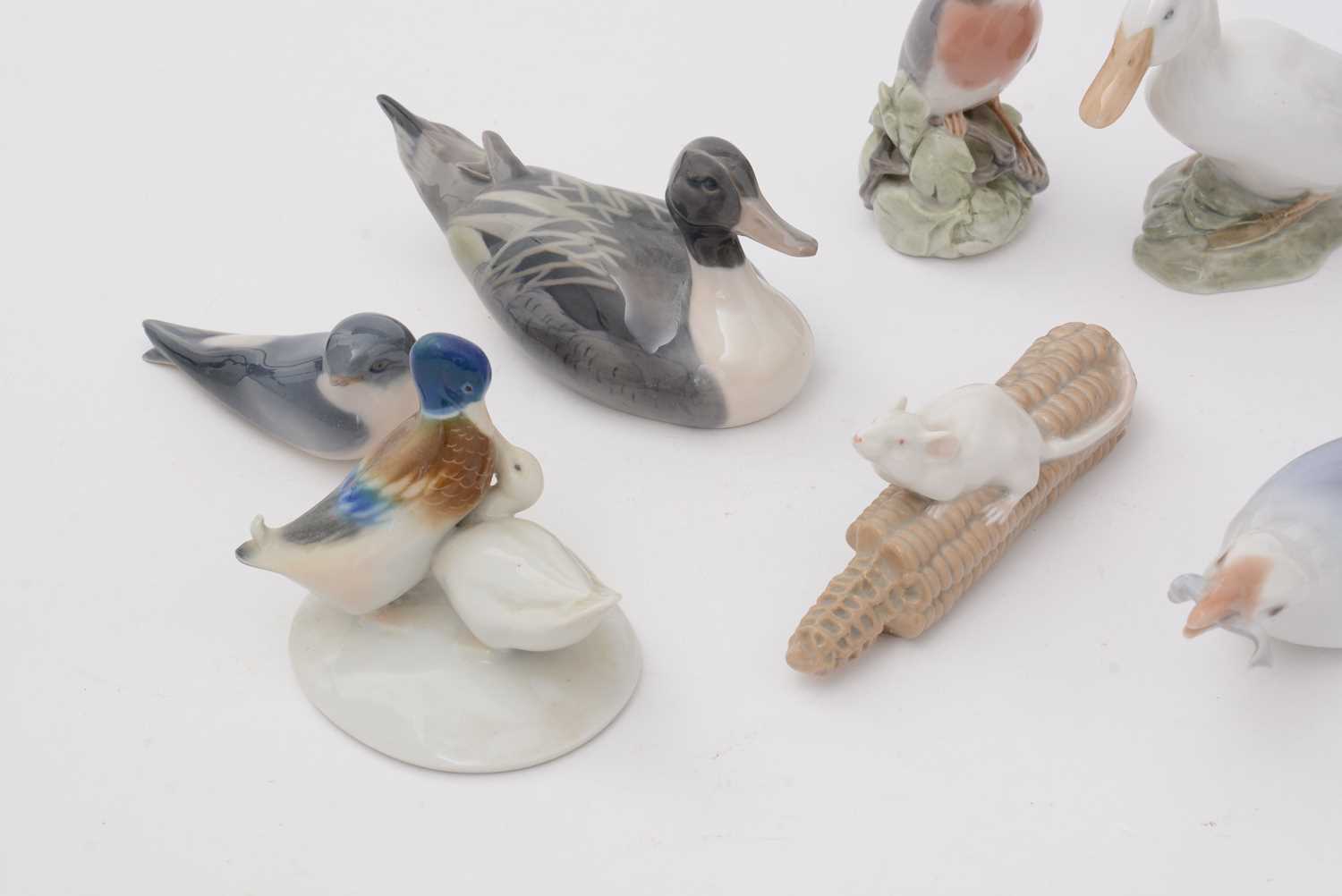A selection of Royal Copenhagen figures, primarily of birds. - Image 3 of 5