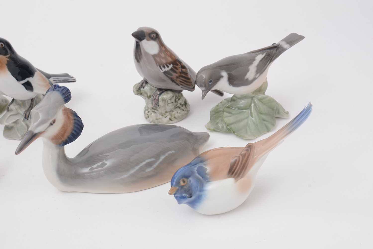 A selection of Royal Copenhagen figures, primarily of birds. - Image 5 of 5