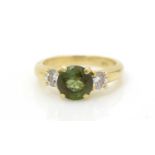 Tiffany & Co.: a tourmaline and diamond ring,