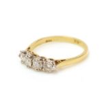 A four stone diamond ring,