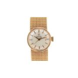 Omega: a 9ct yellow gold automatic wristwatch,