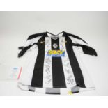 An autographed Juventus FC football shirt