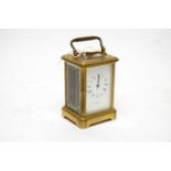 A 19th Century Leroy & Fils brass carriage clock