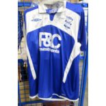 An autographed Birmingham City FC football shirt