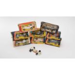 Corgi diecast racing cars,