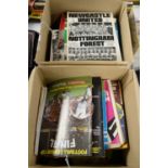 A collection of Newcastle United FC football programmes
