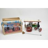 A vintage Mamod Steam Tractor, with instructions, in box.
