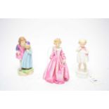 A collection of Royal Worcester figures of children
