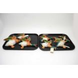 A graduated set of seven Beswick flying duck wall plaques