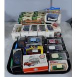 A selection of diecast model vehicles