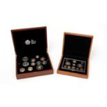 The Royal Mint United Kingdom 2012 Premium Proof eleven-coin set; and another.